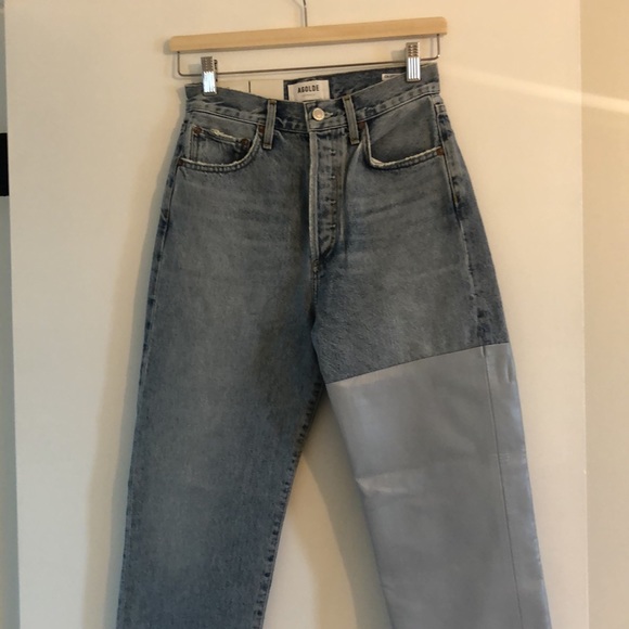 NWT Sold Out Agolde Pieced 90’s Pinch Waist Jeans - Picture 6 of 12